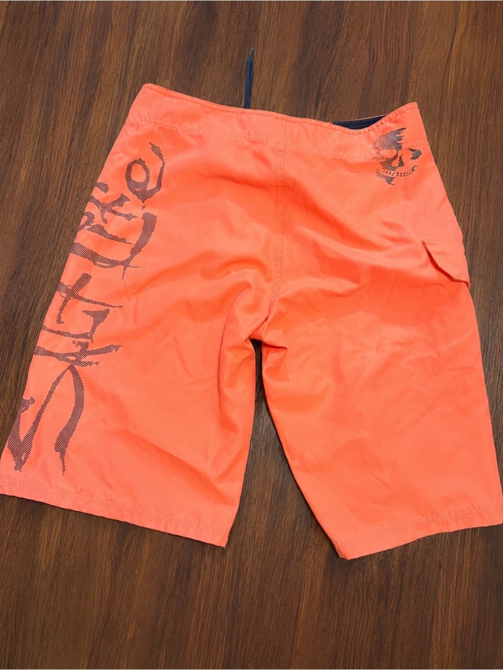 Salt Life Live Salty Coral Orange Board Shorts Men's Size 28